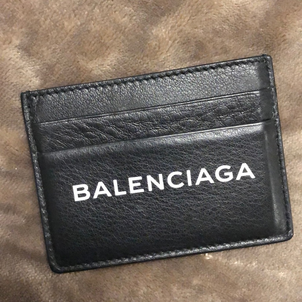 BALENCIAGA Leather Card Case
